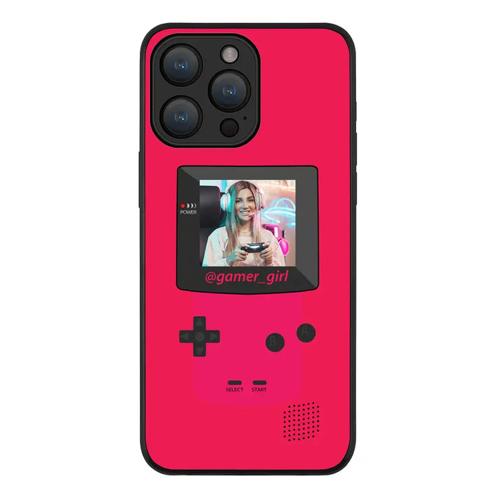 Apple iPhone 15 Pro Max / Rugged Black Customized Retro Game Console, Phone case - Stylizedd.com