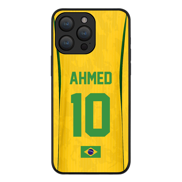 Apple iPhone 15 Pro Max / Tough Pro Personalized Football Jersey Phone Case Custom Name & Number - Stylizedd.com