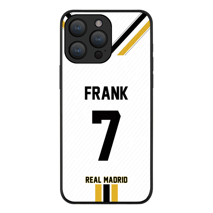 Apple iPhone 15 Pro Max / Tough Pro Personalized Football Clubs Jersey Phone Case Custom Name & Number - Stylizedd.com