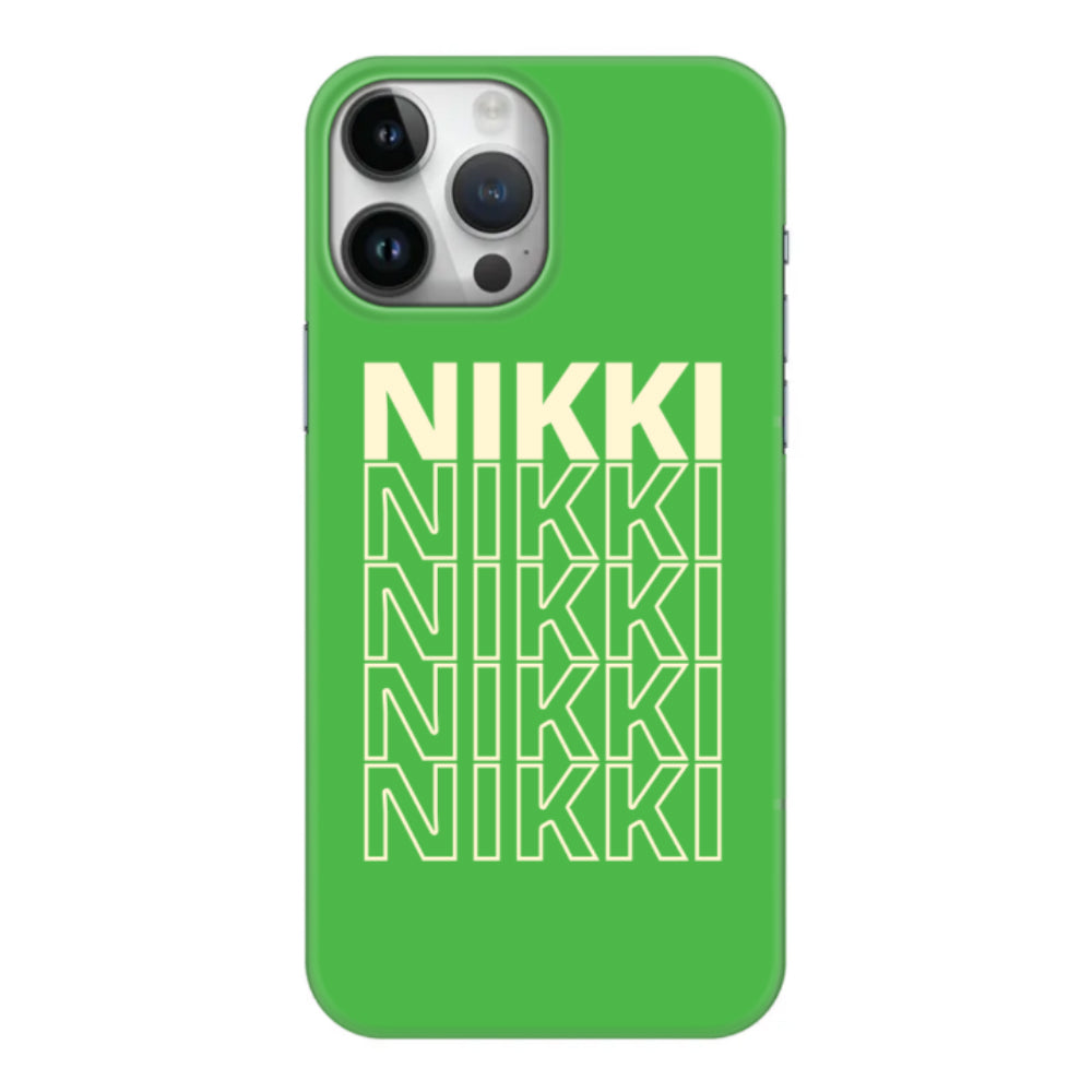 Apple iPhone 15 Pro Max / Clear Classic Repeated Monogram Phone Case - Stylizedd.com