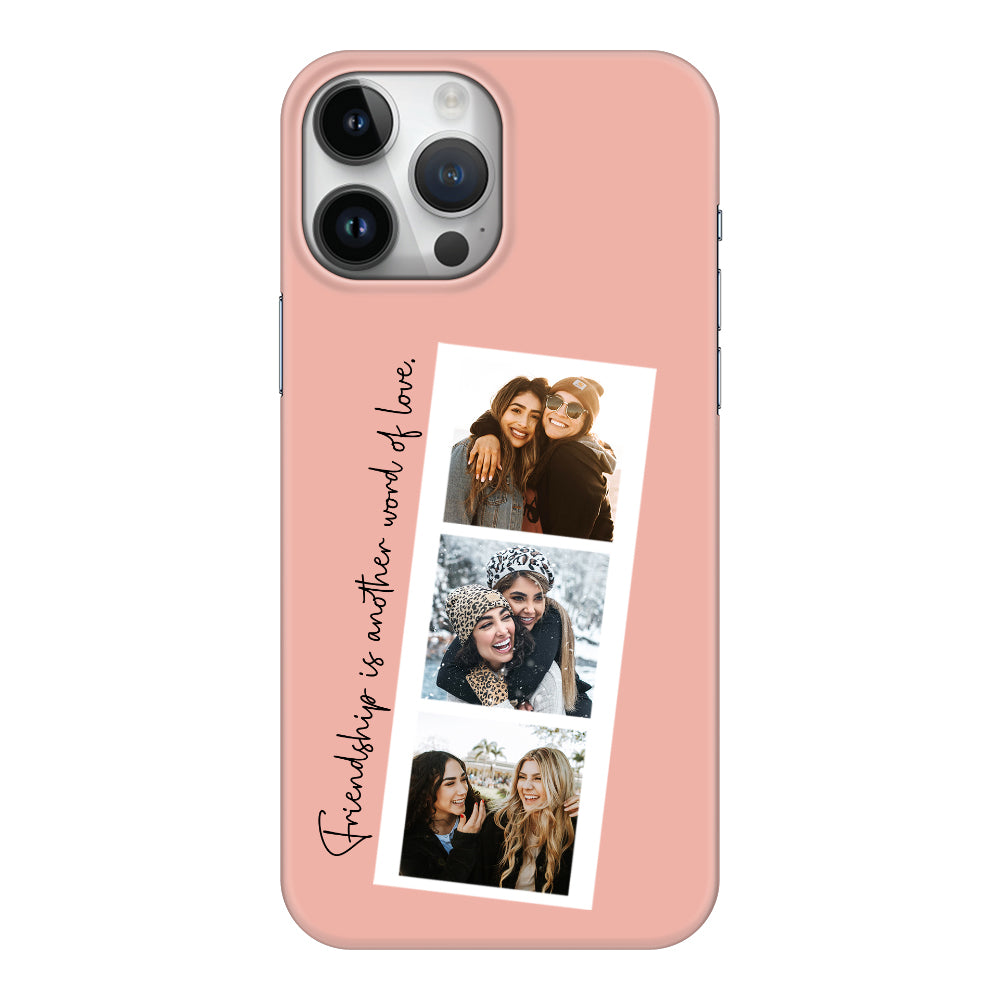 Apple iPhone 15 Pro Max / Clear Classic Custom Photo Strip Polaroid Style, Phone Case - Stylizedd.com