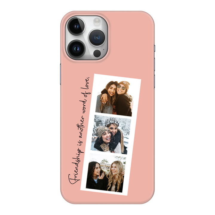 Apple iPhone 15 Pro Max / Clear Classic Custom Photo Strip Polaroid Style, Phone Case - Stylizedd.com