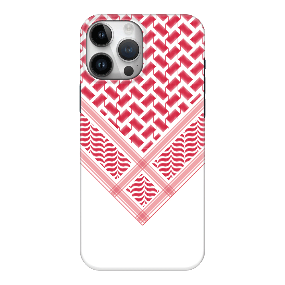 Apple iPhone 15 Pro Max / Clear Classic Custom Arab Shemagh, Phone Case - Stylizedd.com