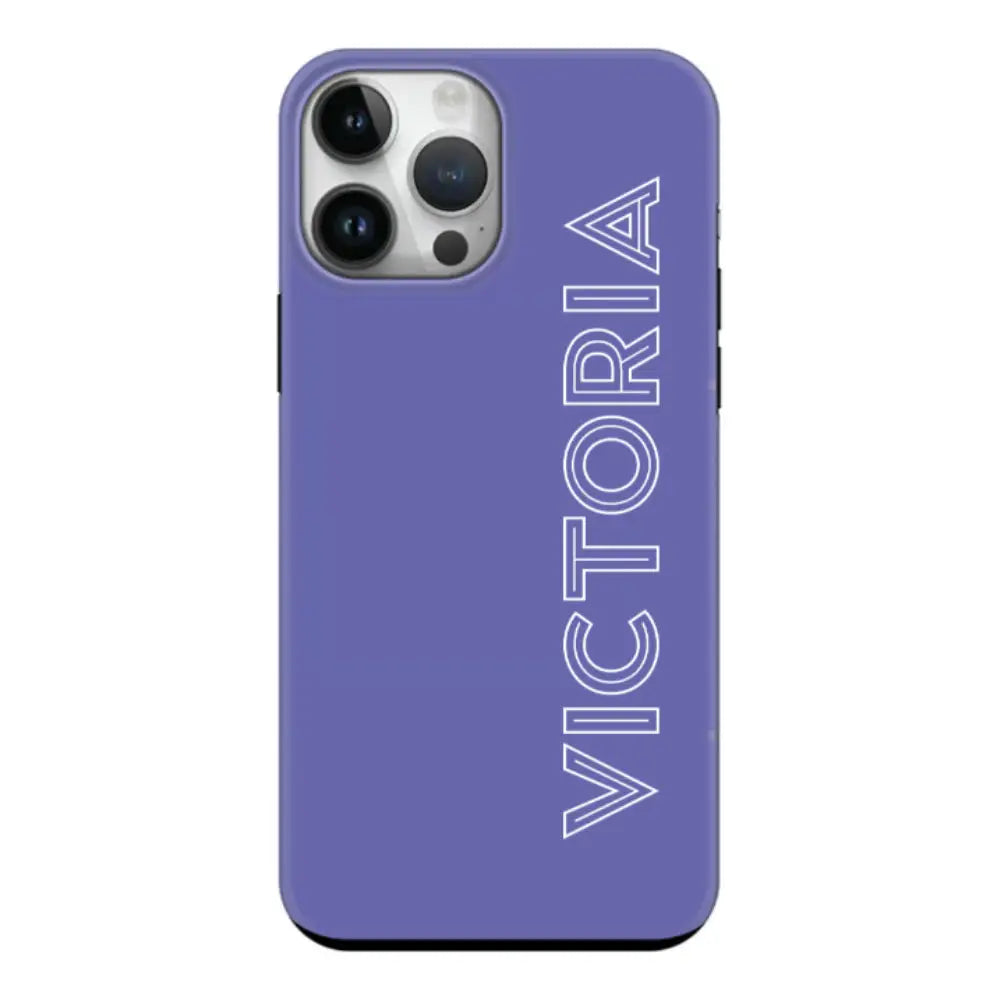 Apple iPhone 15 Pro Max / Tough Pro Personalized Name, Custom Phone Case - Stylizedd.com