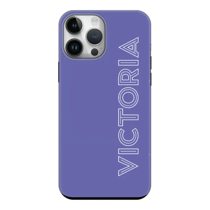 Apple iPhone 15 Pro Max / Tough Pro Personalized Name, Custom Phone Case - Stylizedd.com