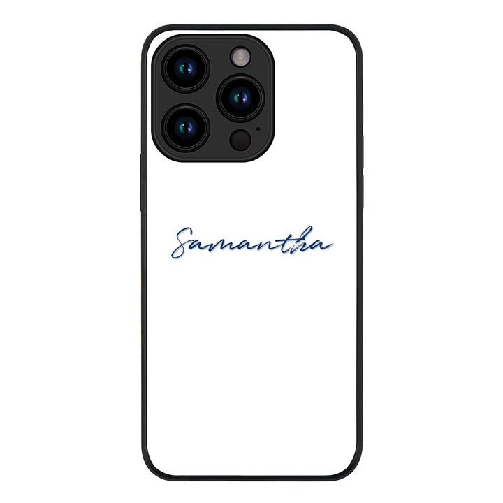 Apple iPhone 15 Pro / Tough Pro Custom Text, My Name Phone Case - Stylizedd.com
