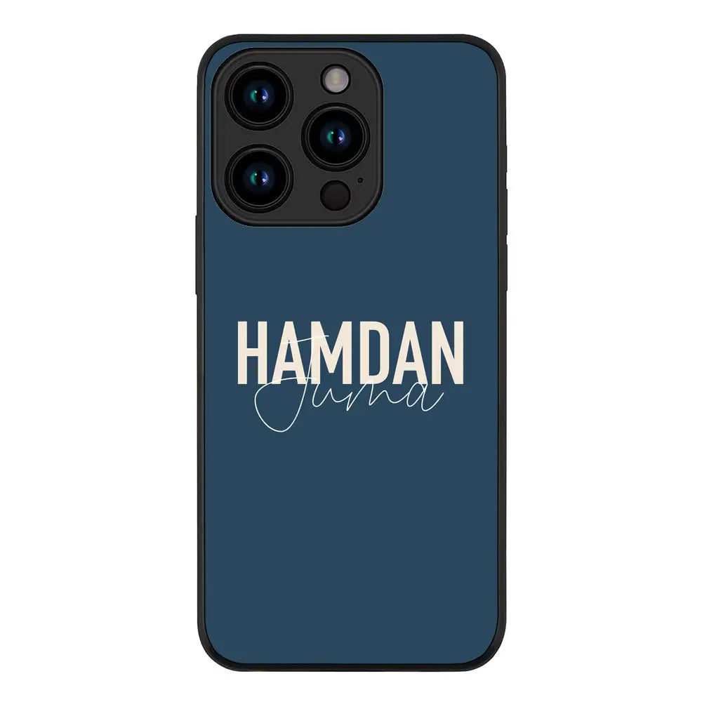 Apple iPhone 15 Pro / Tough Pro Personalized Name Horizontal, Phone Case - Stylizedd.com