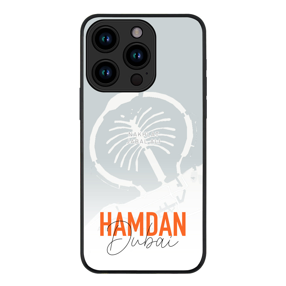Apple iPhone 15 Pro / Tough Pro Personalized Location Map & Name, Phone Case - Stylizedd.com