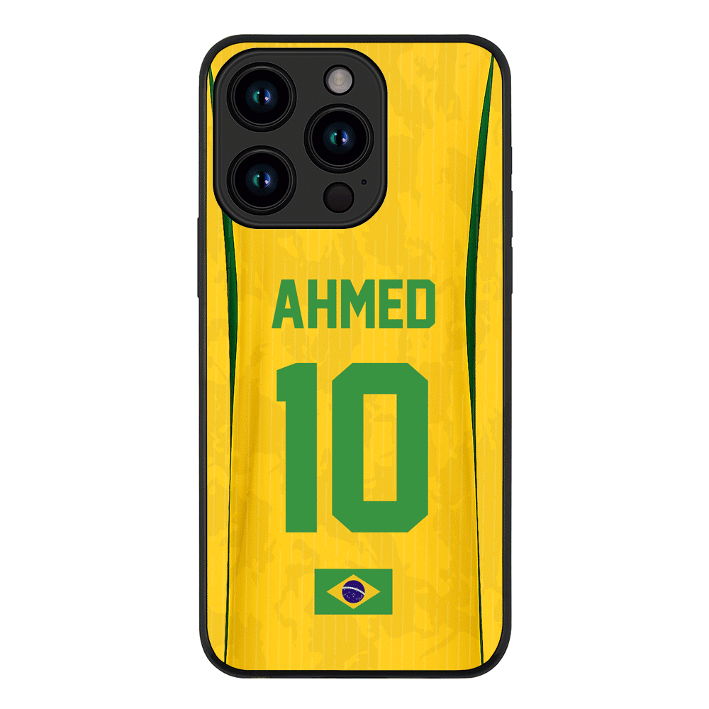 Apple iPhone 15 Pro / Tough Pro Personalized Football Jersey Phone Case Custom Name & Number - Stylizedd.com