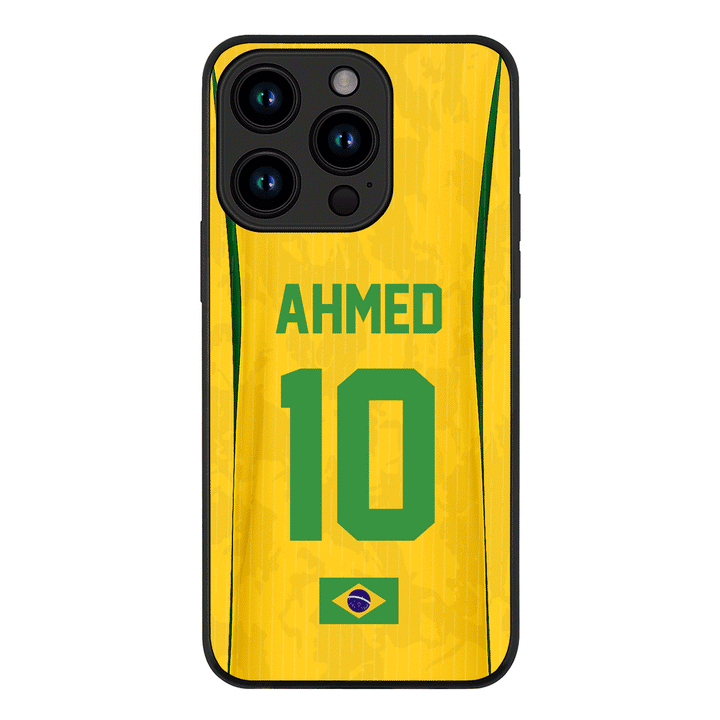 Apple iPhone 15 Pro / Tough Pro Personalized Football Jersey Phone Case Custom Name & Number - Stylizedd.com