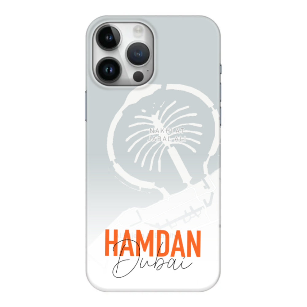 Apple iPhone 15 Pro / Clear Classic Personalized Location Map & Name, Phone Case - Stylizedd.com