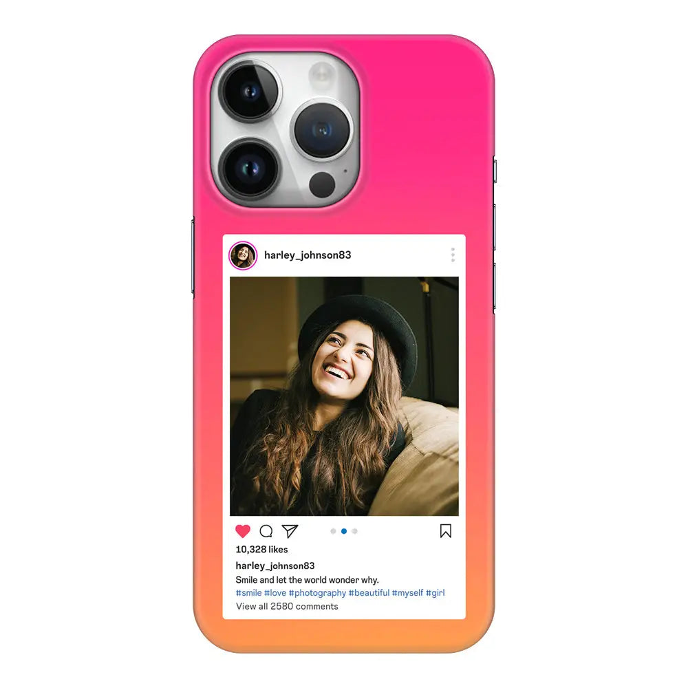 Apple iPhone 15 Pro / Snap Classic Custom Photo Instagram Post Template, Phone Case - Stylizedd.com