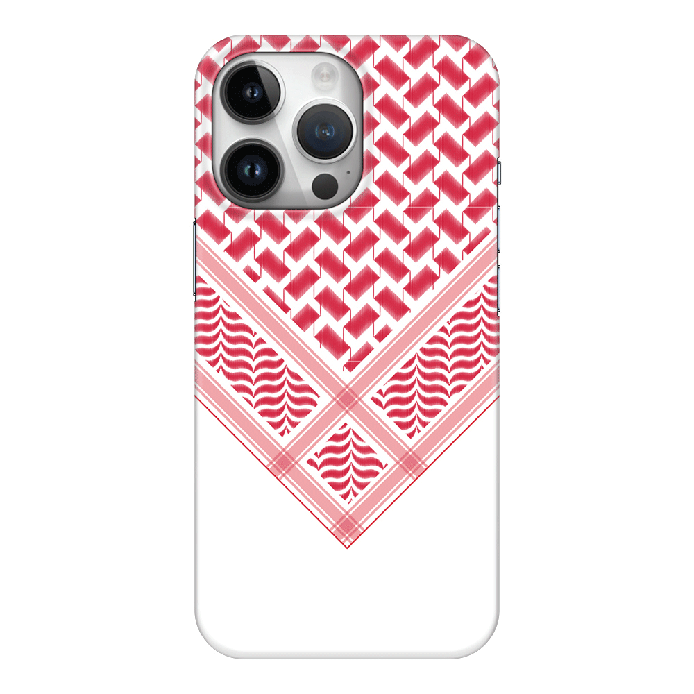 Apple iPhone 15 Pro / Clear Classic Custom Arab Shemagh, Phone Case - Stylizedd.com