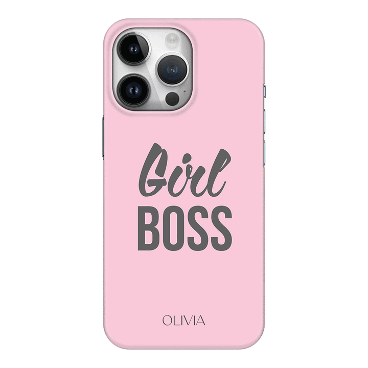Apple iPhone 15 Pro / Snap Classic Personalized Name Girl Boss, Phone Case - Stylizedd.com