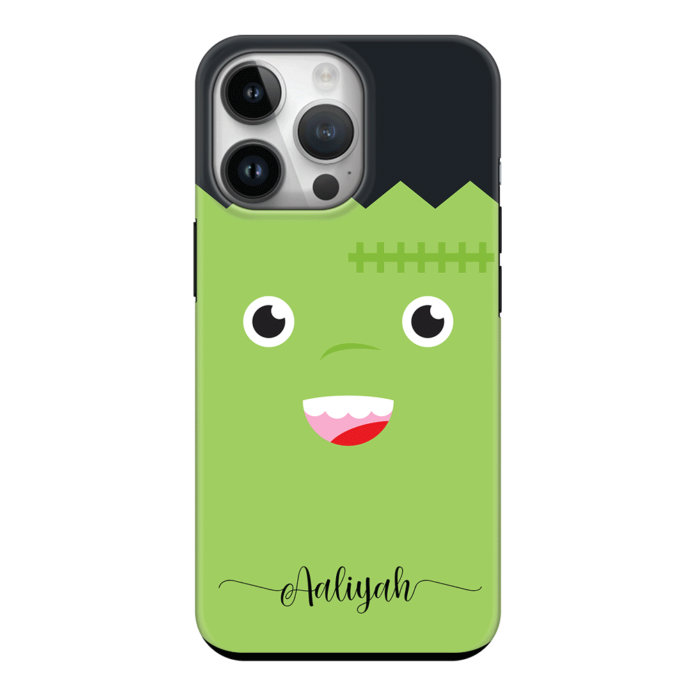 Apple iPhone 15 Pro / Tough Pro Personalized Text Cute Monsters, Phone Case - Stylizedd.com