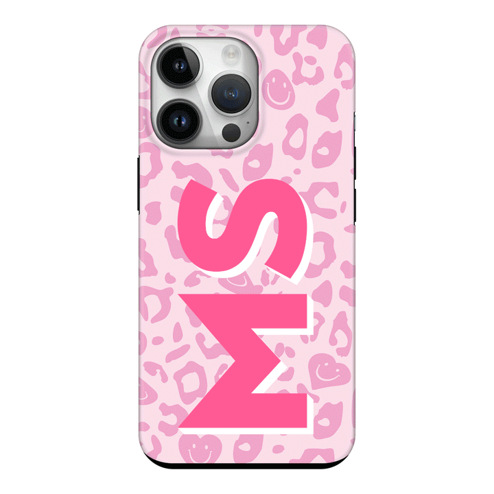 Apple iPhone 15 Pro / Snap Classic Custom Monogram Initial 3D Shadow Text Seamless Pattern, Phone Case - Stylizedd.com