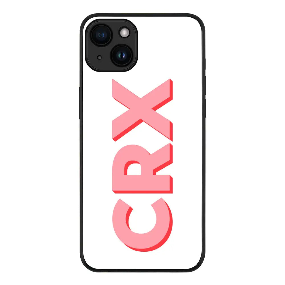 Apple iPhone 15 / Tough Pro Personalized Monogram Initial 3D Shadow Text Phone Case - Stylizedd.com