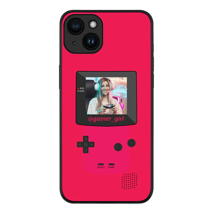 Apple iPhone 15 / Rugged Black Customized Retro Game Console, Phone case - Stylizedd.com
