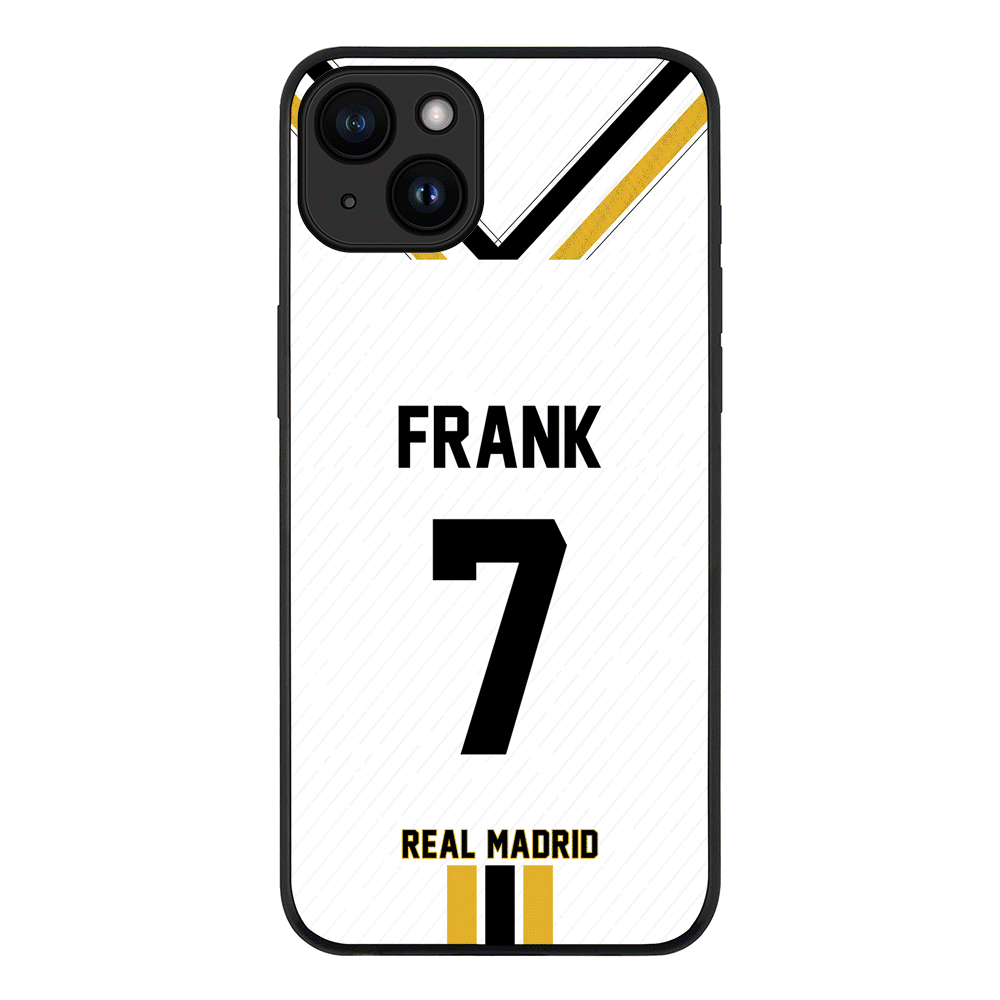 Apple iPhone 15 / Tough Pro Personalized Football Clubs Jersey Phone Case Custom Name & Number - Stylizedd.com