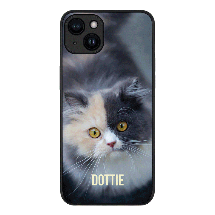 Apple iPhone 15 / Tough Pro Personalized Pet Cat, Phone Case - Stylizedd.com