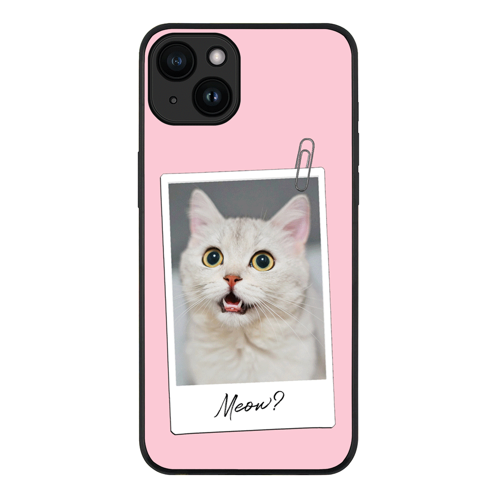 Apple iPhone 15 / Tough Pro Polaroid Photo Pet Cat, Phone Case - Stylizedd.com