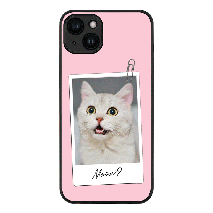 Apple iPhone 15 / Tough Pro Polaroid Photo Pet Cat, Phone Case - Stylizedd.com