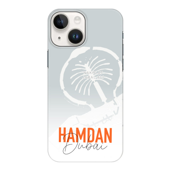 Apple iPhone 15 / Clear Classic Personalized Location Map & Name, Phone Case - Stylizedd.com