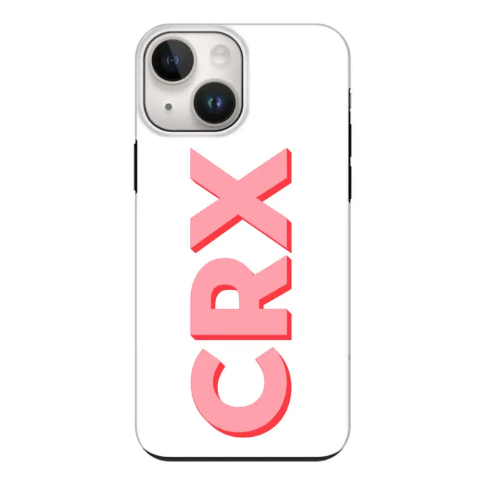 Apple iPhone 15 / Snap Classic Personalized Monogram Initial 3D Shadow Text Phone Case - Stylizedd.com
