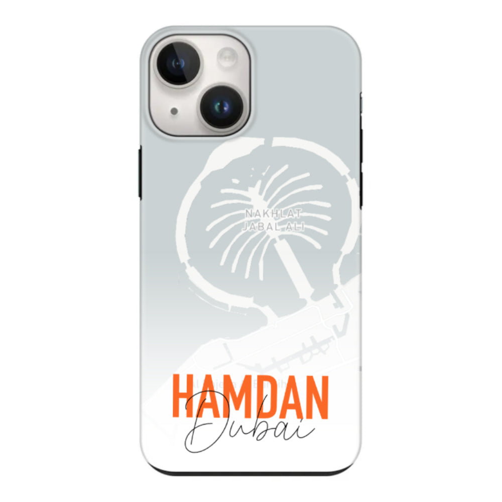 Apple iPhone 15 / Snap Classic Personalized Location Map & Name, Phone Case - Stylizedd.com