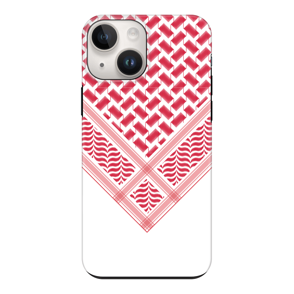 Apple iPhone 15 / Snap Classic Custom Arab Shemagh, Phone Case - Stylizedd.com