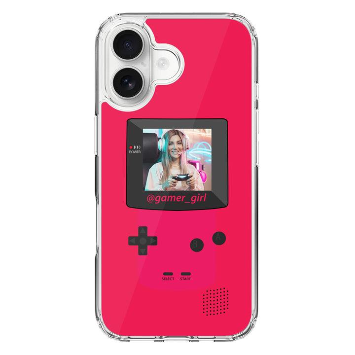 Apple iPhone 16 / Clear MagSafe Customized Retro Game Console, Phone case - Stylizedd.com