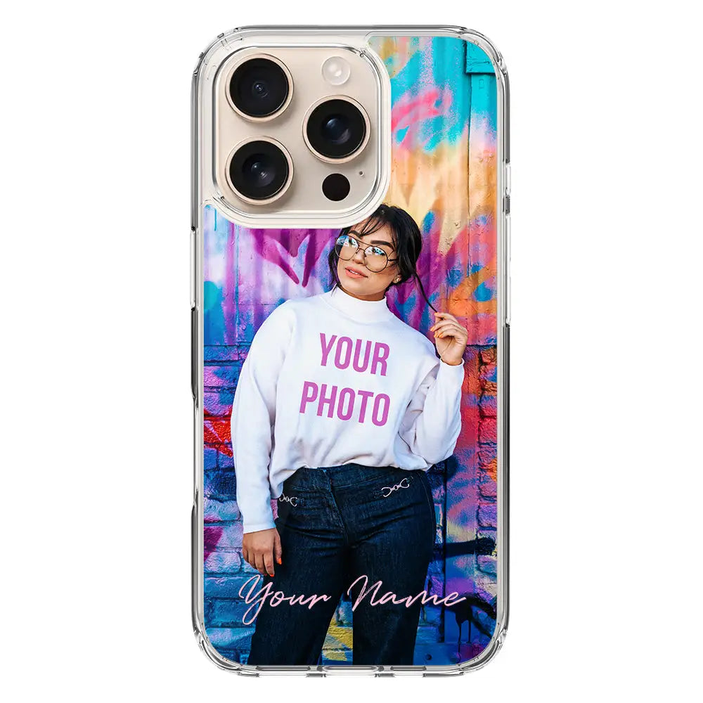 Apple iPhone 16 Pro / Clear MagSafe Custom Photo, My Style Phone Case - Stylizedd.com