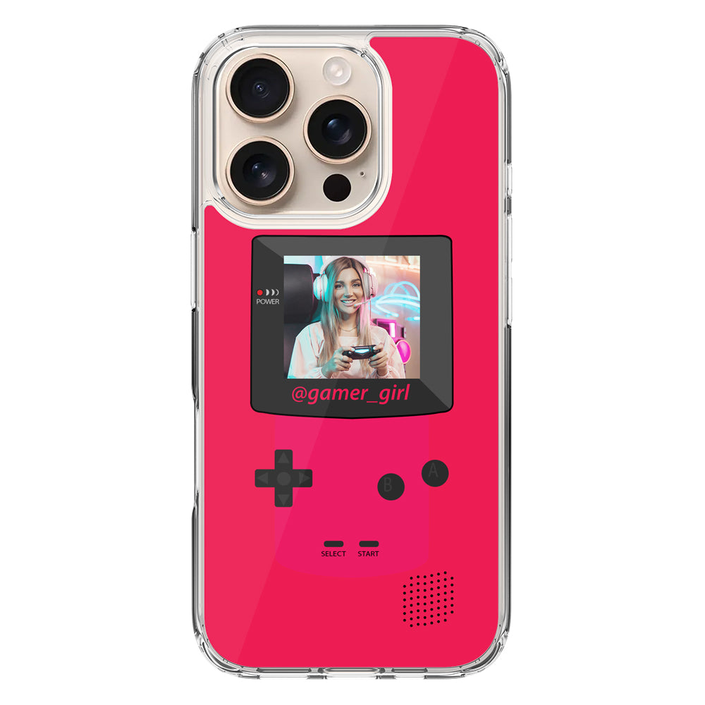 Apple iPhone 16 Pro / Clear MagSafe Customized Retro Game Console, Phone case - Stylizedd.com