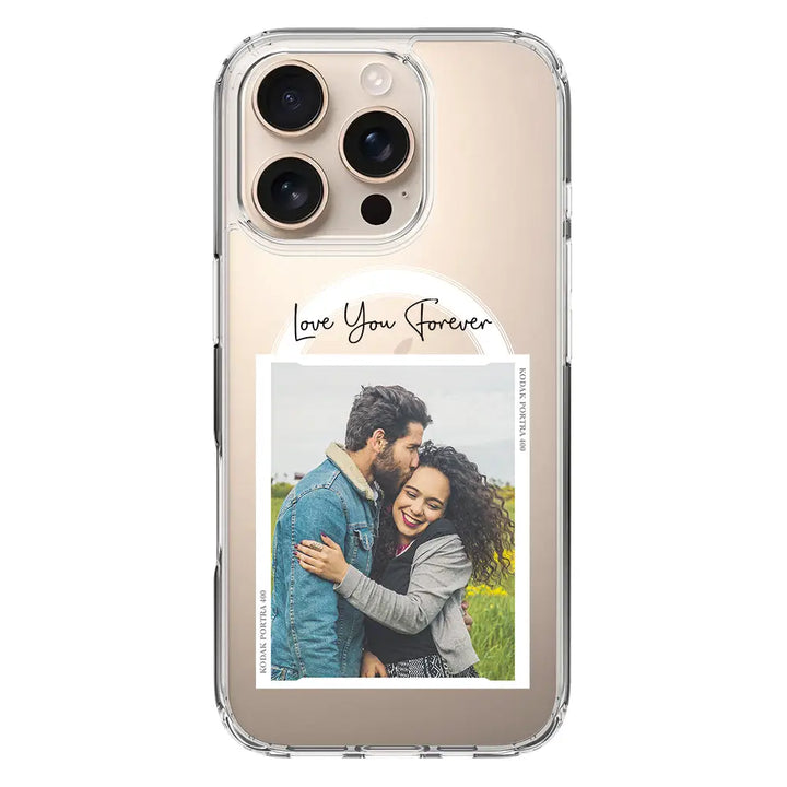 Apple iPhone 16 Pro / Clear MagSafe Custom Memory Photo, Phone Case - Stylizedd.com