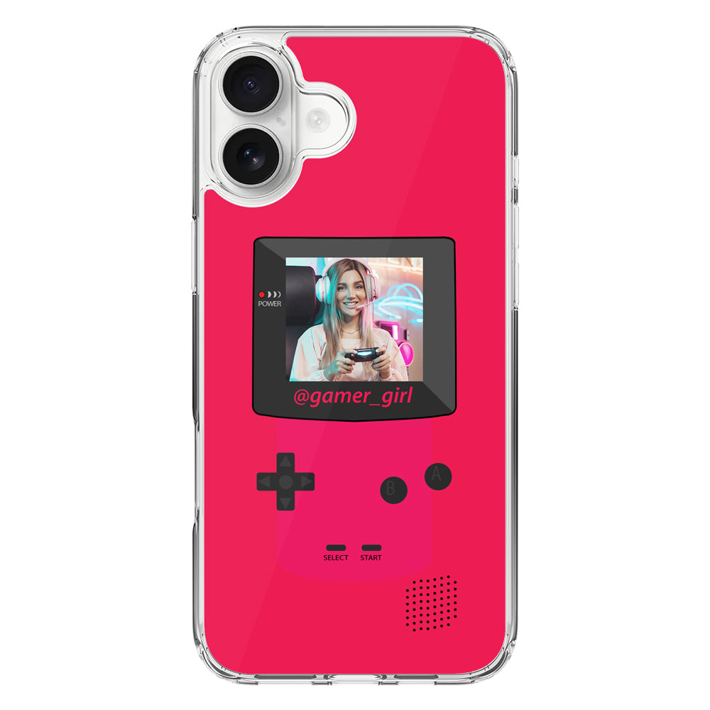 Apple iPhone 16 Plus / Clear MagSafe Customized Retro Game Console, Phone case - Stylizedd.com