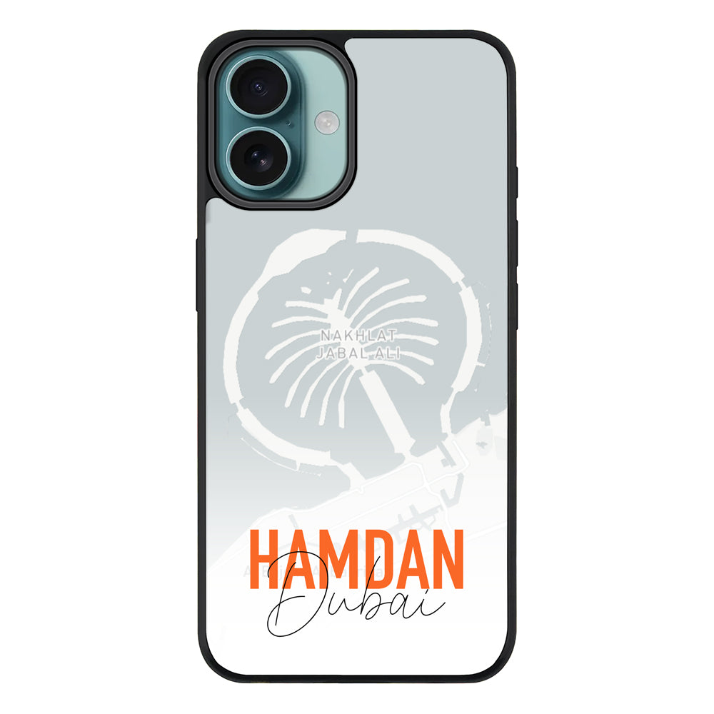 Apple iPhone 16 Plus / Rugged MagSafe Personalized Location Map & Name, Phone Case - Stylizedd.com