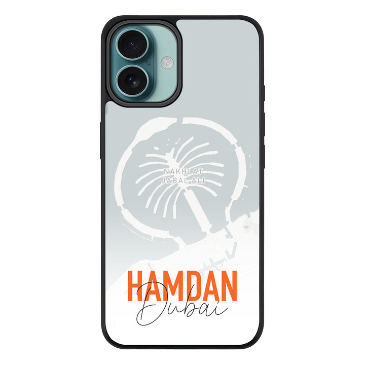 Apple iPhone 16 Plus / Rugged MagSafe Personalized Location Map & Name, Phone Case - Stylizedd.com