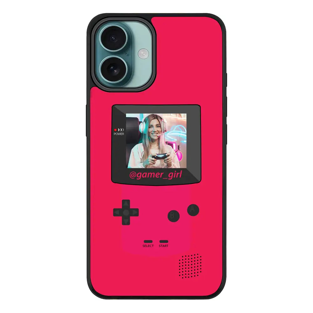 Apple iPhone 16 Plus / Rugged Black Customized Retro Game Console, Phone case - Stylizedd.com