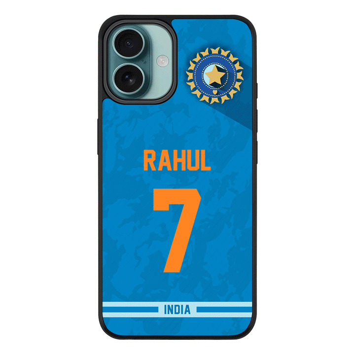 Apple iPhone 16 Plus / Rugged MagSafe Personalized Cricket Jersey Phone Case Custom Name & Number - Stylizedd.com