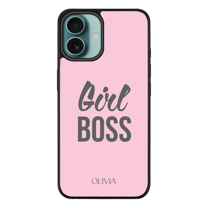 Apple iPhone 16 Plus / Rugged MagSafe Personalized Name Girl Boss, Phone Case - Stylizedd.com