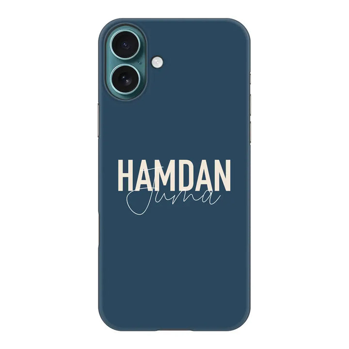 Apple iPhone 16 Plus / Snap Classic Personalized Name Horizontal, Phone Case - Stylizedd.com