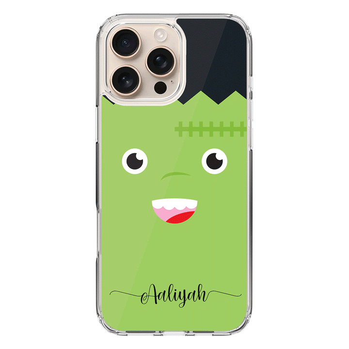 Apple iPhone 16 Pro Max / Clear MagSafe Personalized Text Cute Monsters, Phone Case - Stylizedd.com