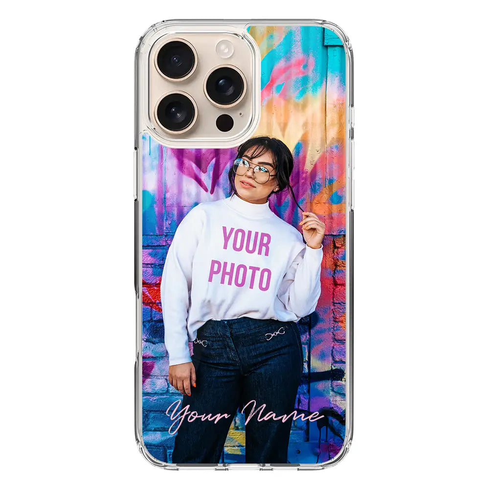 Apple iPhone 16 Pro Max / Clear MagSafe Custom Photo, My Style Phone Case - Stylizedd.com
