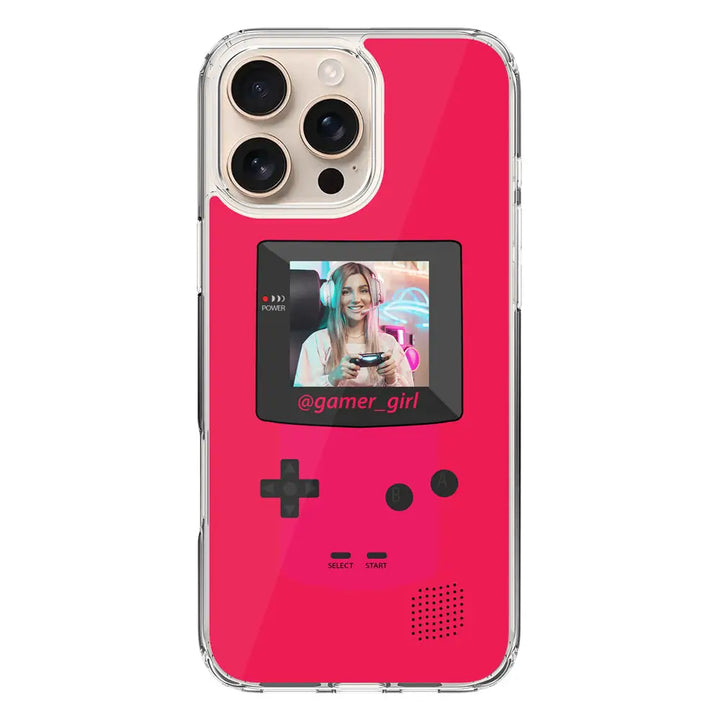 Apple iPhone 16 Pro Max / Clear Classic Customized Retro Game Console, Phone case - Stylizedd.com