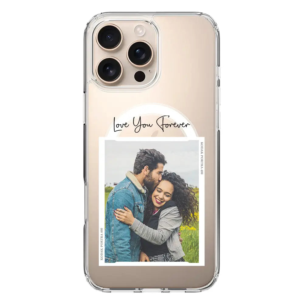 Apple iPhone 16 Pro Max / Clear MagSafe Custom Memory Photo, Phone Case - Stylizedd.com