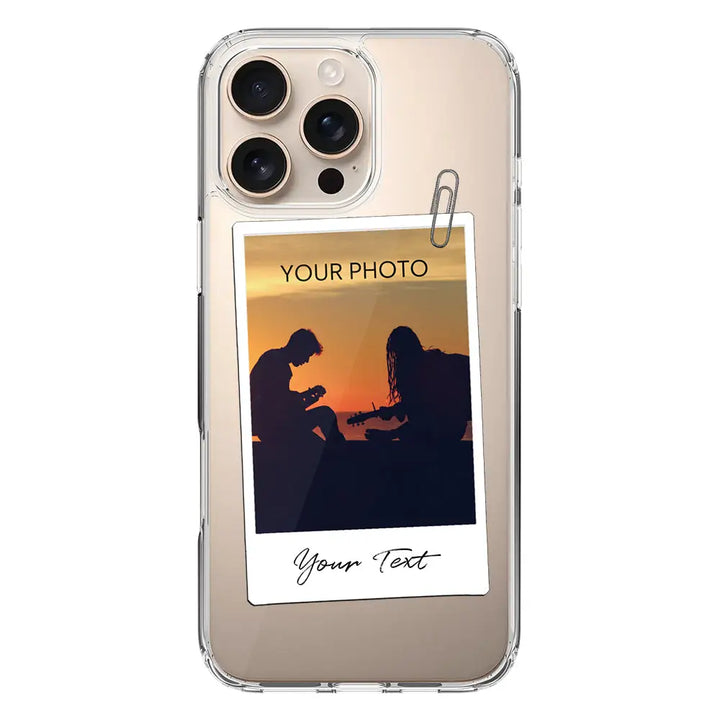 Apple iPhone 16 Pro Max / Clear Classic Polaroid Photo Phone Case - Stylizedd.com