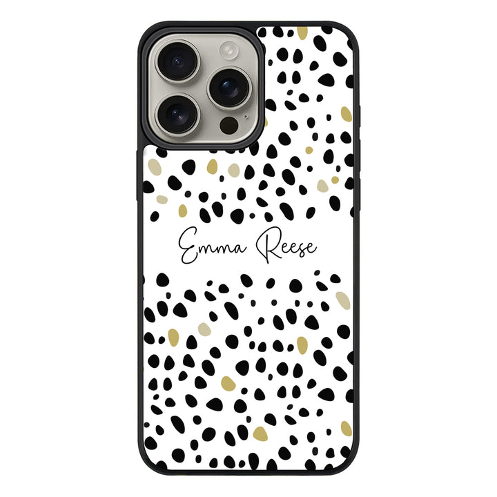 Apple iPhone 16 Pro Max / Rugged MagSafe Pebble Multi Color Custom Text, My Name Phone Case - Stylizedd.com