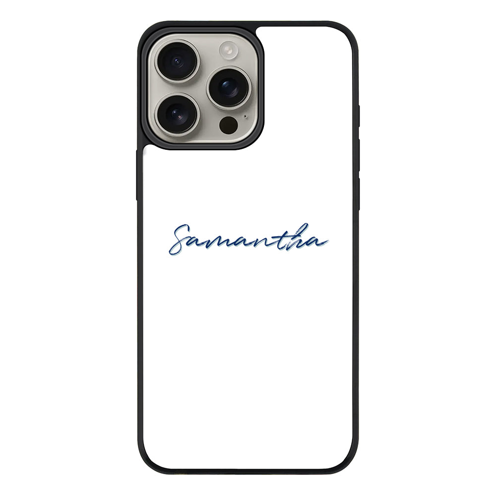Apple iPhone 16 Pro Max / Rugged MagSafe Custom Text, My Name Phone Case - Stylizedd.com