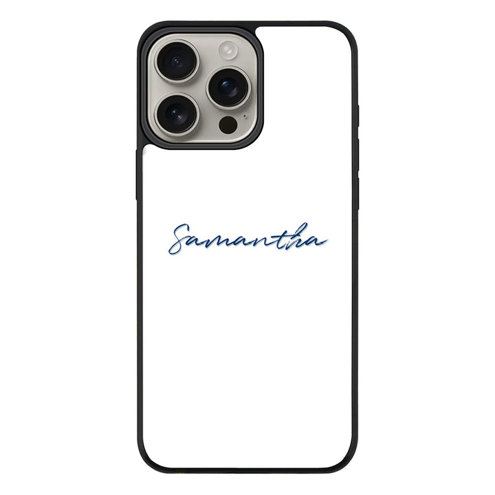 Apple iPhone 16 Pro Max / Rugged MagSafe Custom Text, My Name Phone Case - Stylizedd.com