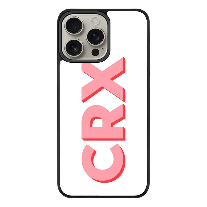 Apple iPhone 16 Pro Max / Rugged MagSafe Personalized Monogram Initial 3D Shadow Text Phone Case - Stylizedd.com